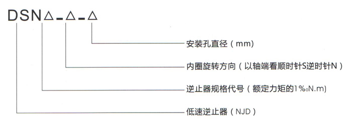 dsn逆止器型號(hào)定義